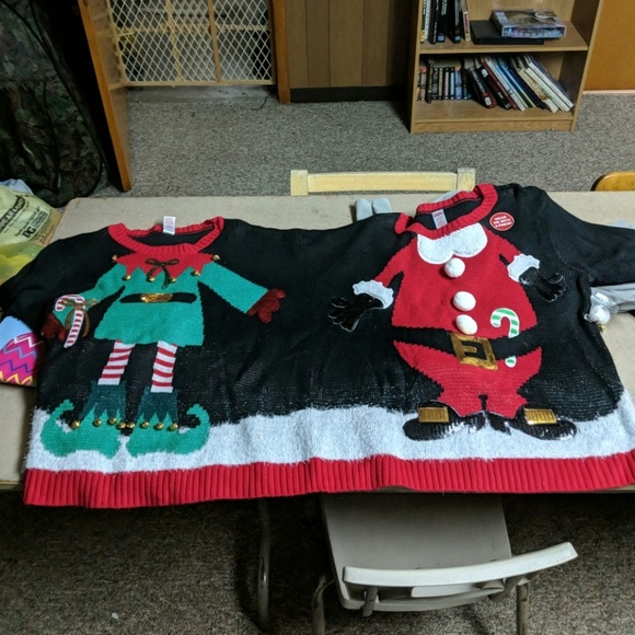 2 person christmas sweater - Picture 3 of 3